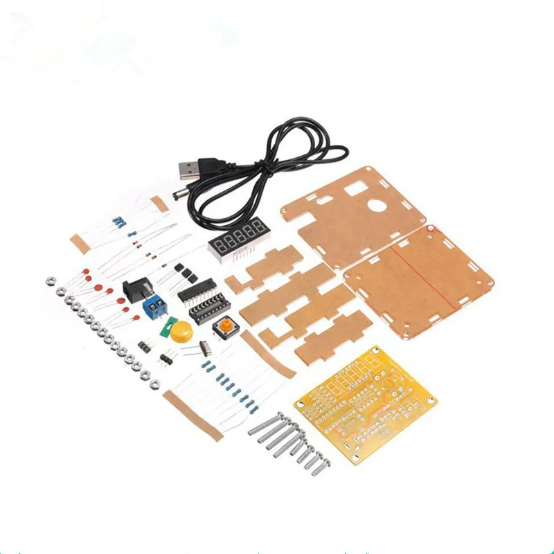 Новый DIY Наборы 1 Гц 50 МГц тестер счетчик частоты метр оболочки Запчасти