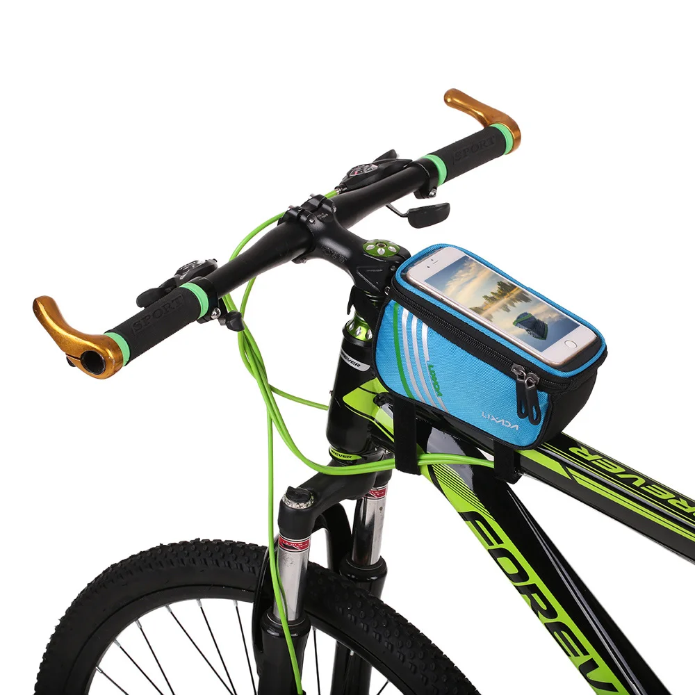 Велосипедная сумка Lixada для горного велосипеда на верхнюю трубу передней рамы