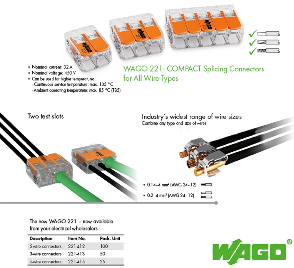 221 Inline Splicing Connector WAGO India