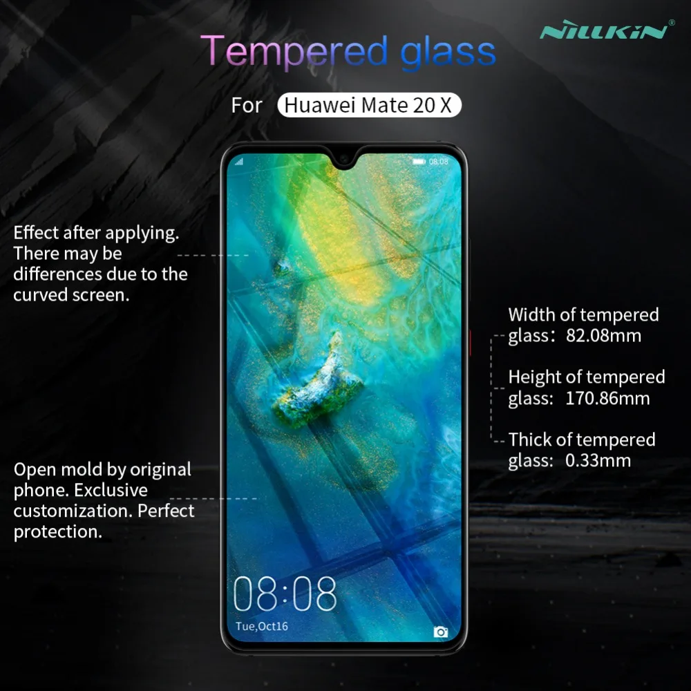 10 шт./лот оптовая продажа NILLKIN XD CP + MAX Антибликовая Защитная пленка для экрана Huawei