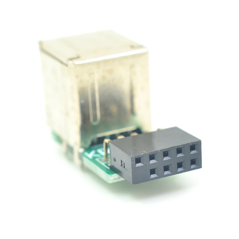 1 шт./USB 2 0 9Pin гнездо в двойной порта адаптер-концентратор конвертер материнская