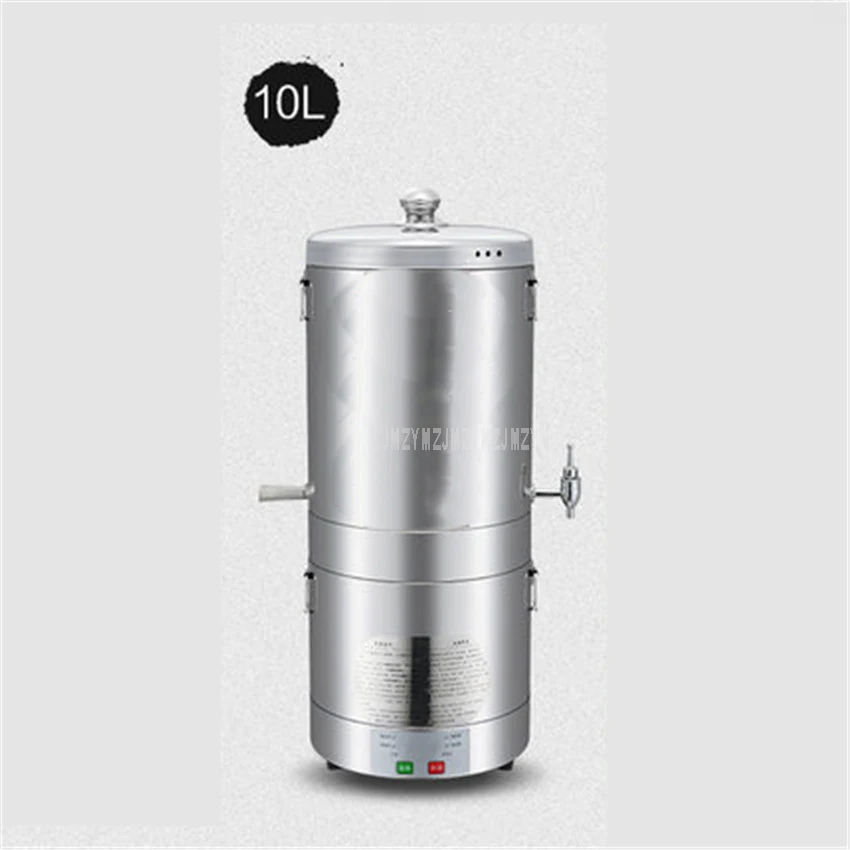 10L 4L/5L/10L/15L Бытовая пивоварня автоматическая машина для перегонки вина дистиллятор для ликера вина делая оборудование 220V - Цвет: 10L