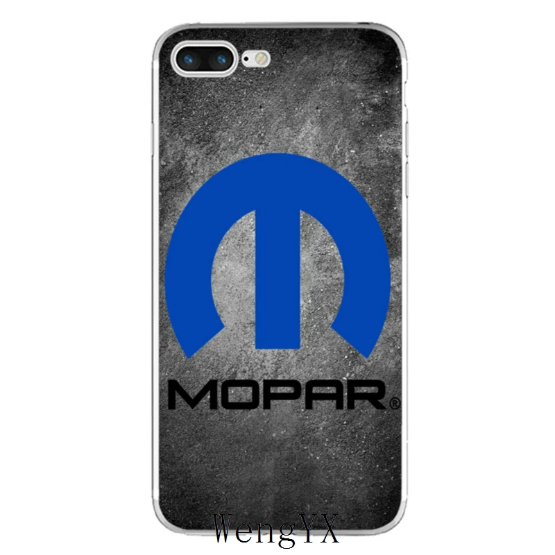 Прохладный Mopar Racing арт Тонкий Силиконовый ТПУ мягкий чехол для iPhone X, 8, 8 plus, 7, 7 plus, 6 6s плюс 5 5S 5c SE 4 4S - Цвет: Mopar--Art-Logo-A-03