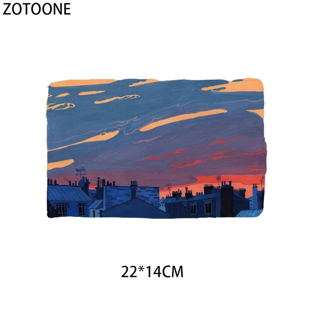 Термонаклейки ZOTOONE для футболки и свитшота простые переводные наклейки на
