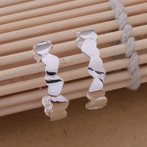 Серьги из серебра AE205 пробы модные ювелирные изделия серебряного цвета пиковая