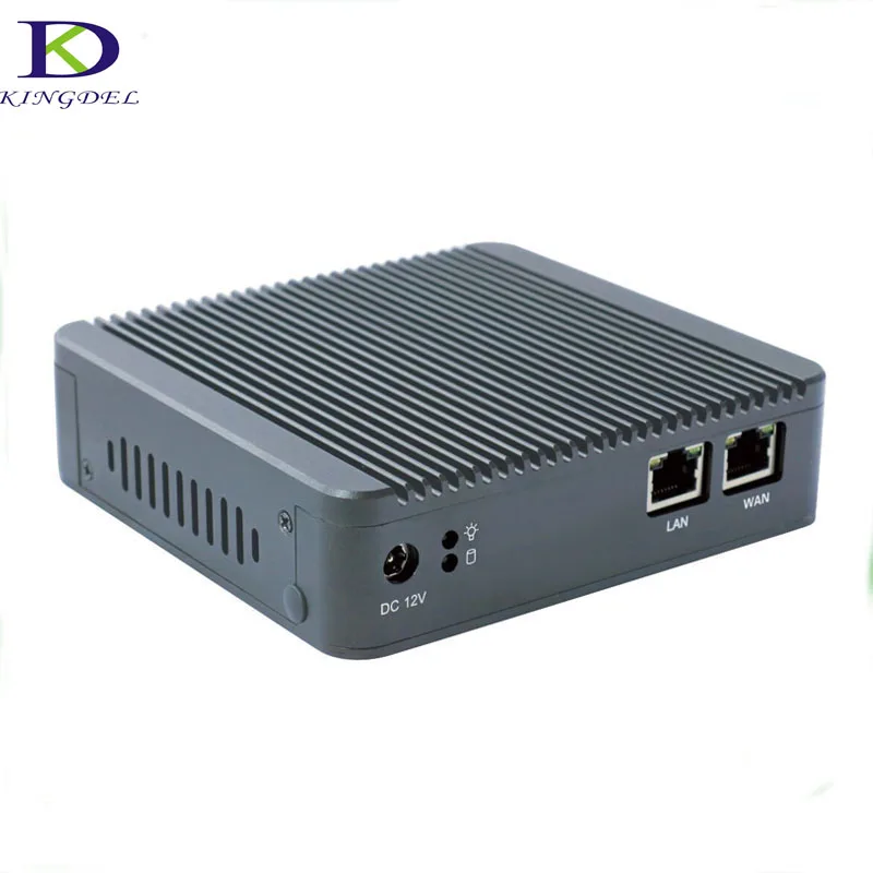 Дешевый безвентиляторный мини ПК Celeron J1800 двухъядерный тонкий пальмовый
