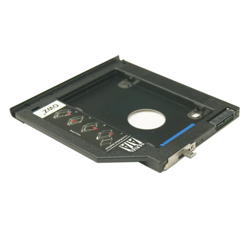 WZSM Новинка 9,5 мм 2nd жесткого диска SATA HDD SSD жесткий диск HDD Caddy для HP EliteBook 2560P 2570 с винтом WZSM Новинка 9,5 мм 2nd жесткого диска SATA HDD SSD жесткий диск HDD Caddy для HP EliteBook 2560P 2570 с винтом