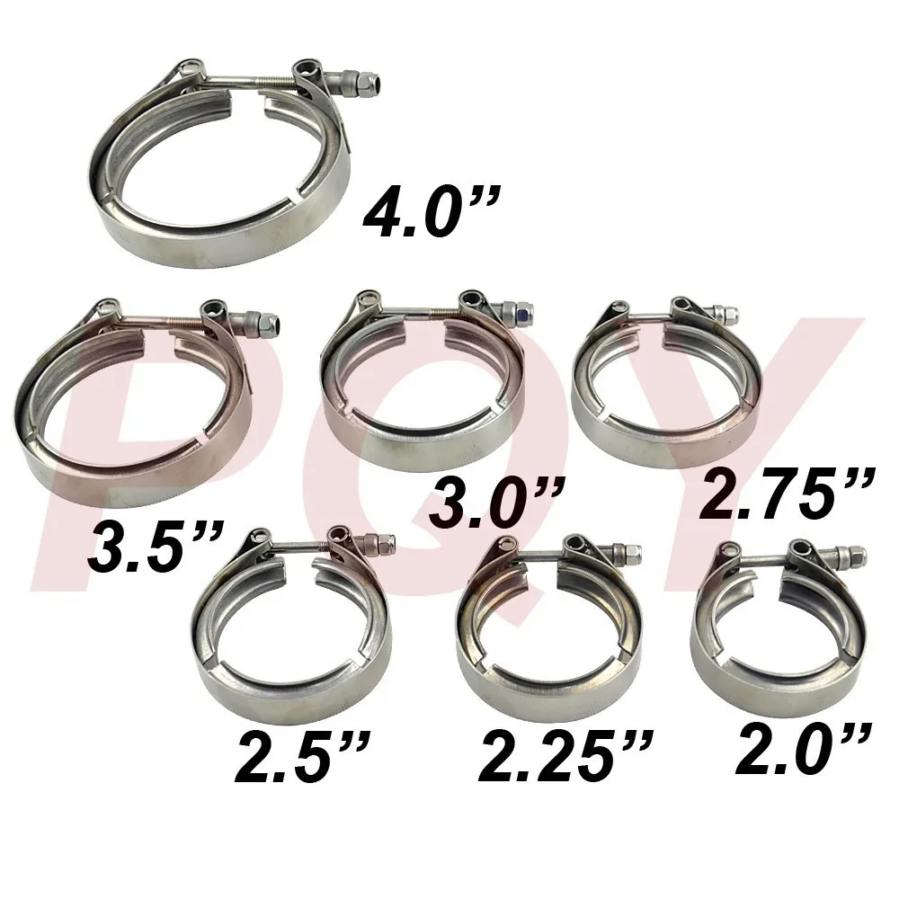 WLR RACING 2 &quotV Band зажим фланец комплект (нержавеющая сталь 304 + SUS304 фланец) для турбо