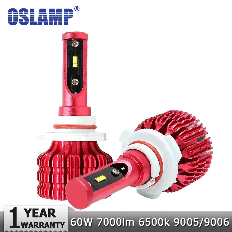 Oslamp светодиодный 9005/HB3 Автомобильные светодиодные лампы чипы авто фары 60 Вт 7000LM