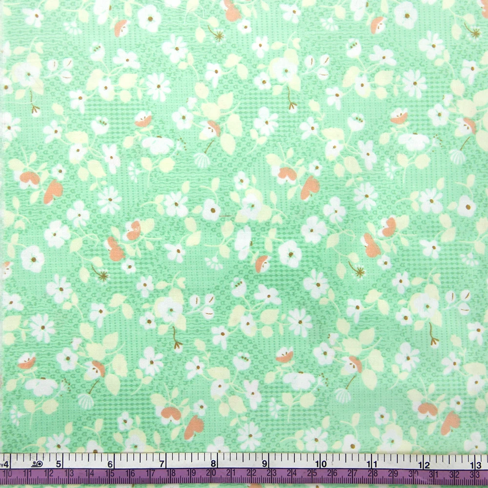 2"* 58" 50*145 см смешанные цветы напечатаны хлопок ткань, DIY материалы ручной работы для изготовления одежды ремесла, 1yc1986 - Цвет: 1053757001