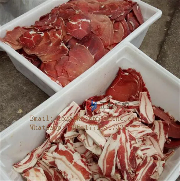 0 5 30 мм Высококачественная машина для резки костей мяса нарезки говядины