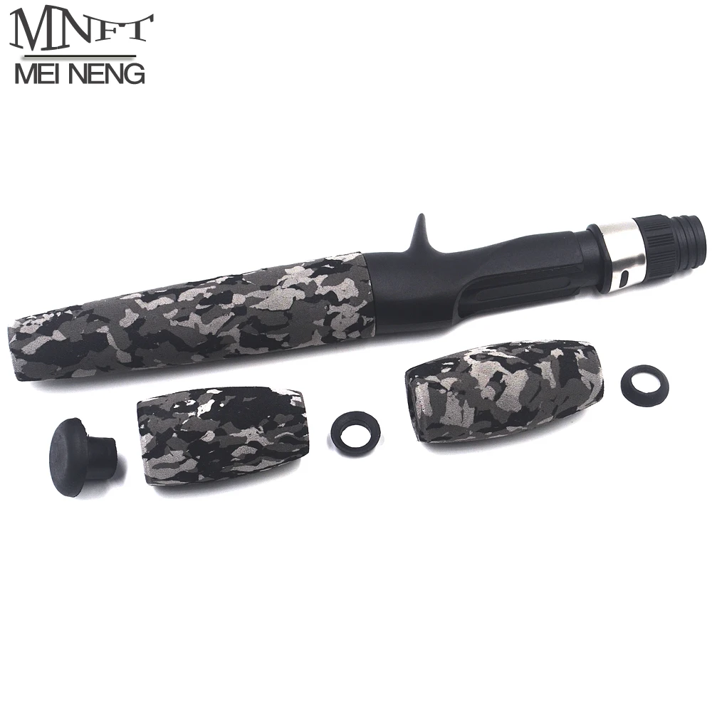 MNFT 1 комплект Camoulage EVA раздельная рукоятка для приманки литая и Вращающаяся ручка