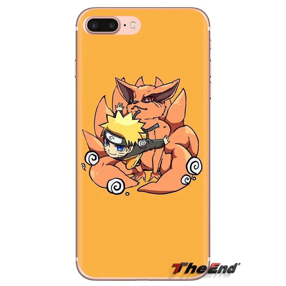 Silicone Skin Case For Oneplus 3T 5T 6T Nokia 2 3 5 6 8 9 230 3310 2.1 3.1 5.1 7 Plus 2017 2018 Uzumaki Naruto and Kurama Kyuubi |