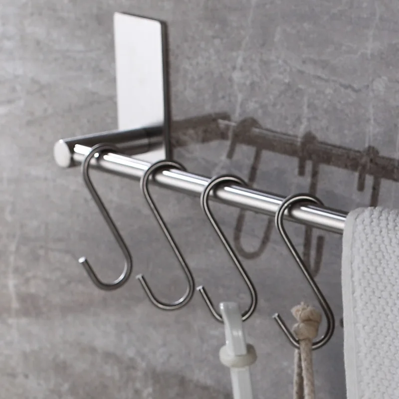 2 шт. Нержавеющая сталь S Крючки Кухня Пот Пан Висячие вешалки стойки