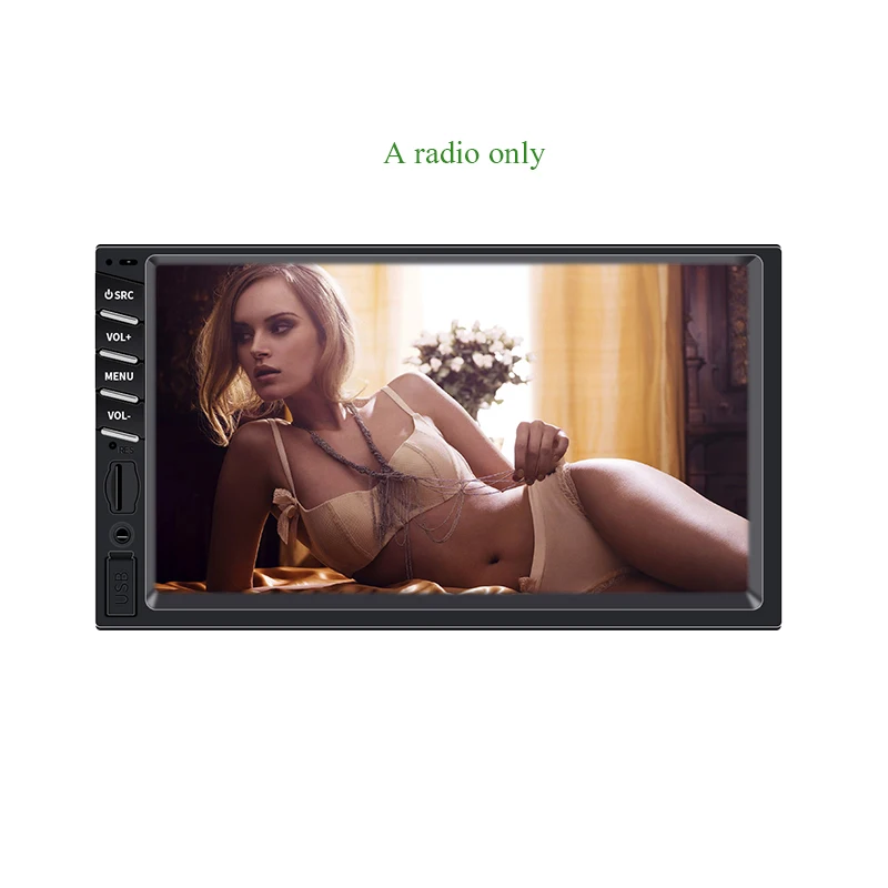 A Radio only Автомагнитола 2 din " сенсорный экран Центральный multimidia android зеркальная связь Bluetooth Кассетный рекордер para авто камера заднего вида - Цвет: A Radio only