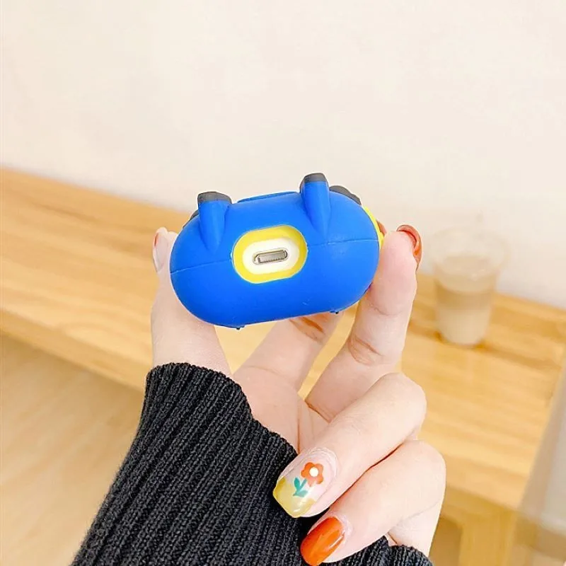 Чехол для Airpods, мультяшный силиконовый чехол для наушников для Apple Airpods, милые аксессуары, беспроводные Bluetooth наушники, защитный чехол