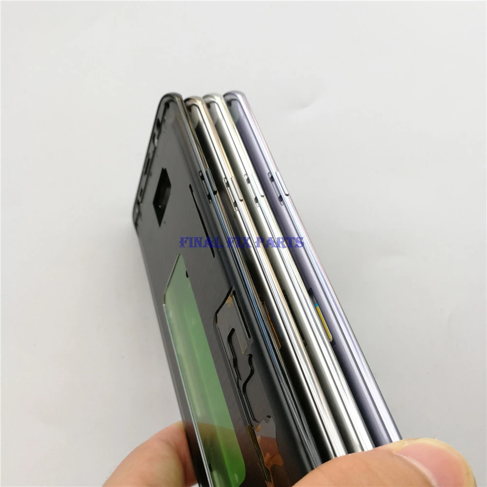 Корпус средней рамки для Samsung Galaxy S8 Plus + G955 средняя рамка корпуса G950 Боковая кнопка