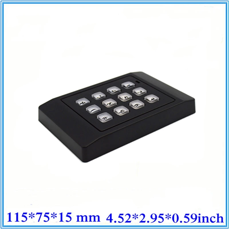 plastic enclosure door access control case for pcb abs project box 115*75*15mm | Безопасность и защита