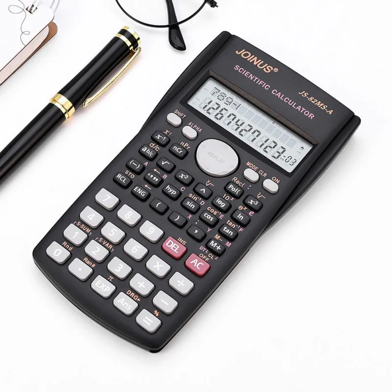 Multifunctional Scientific 2 Line LCD Display Calculator Portable Handheld Function 240 Functions |