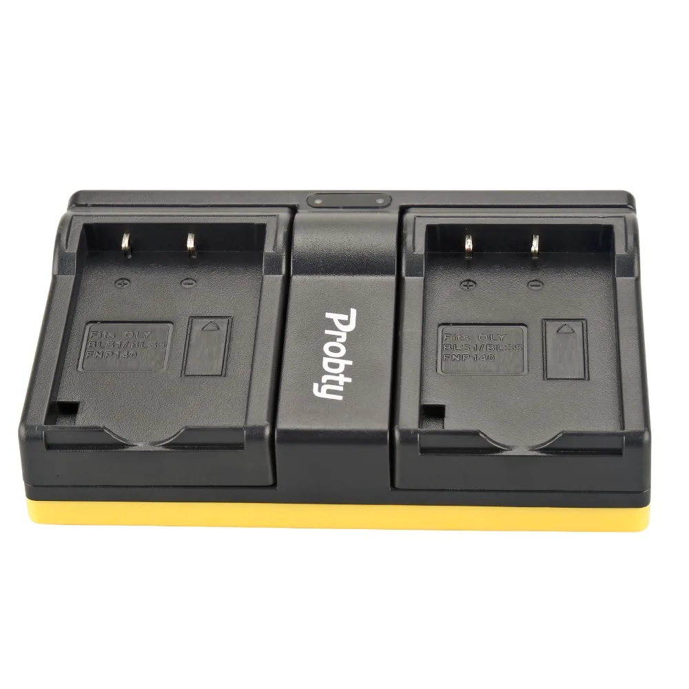 Probty PS-BLS1 PSBLS1 USB Dual Зарядное устройство для цифровой камеры Olympus EVOLT E-410 E-420 E-620 E600 E620