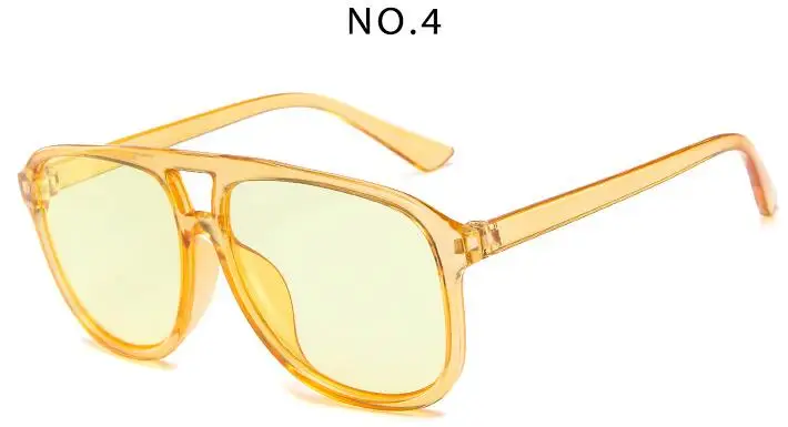 MTYJ072 yellow Feishini, зеленые, карамельные цвета, трендовые, хип-хоп, унисекс, солнцезащитные очки,, прозрачные линзы, для зрения, мужские очки, женские, винтажные, авиационные очки - Цвет линз: MTYJ072 yellow