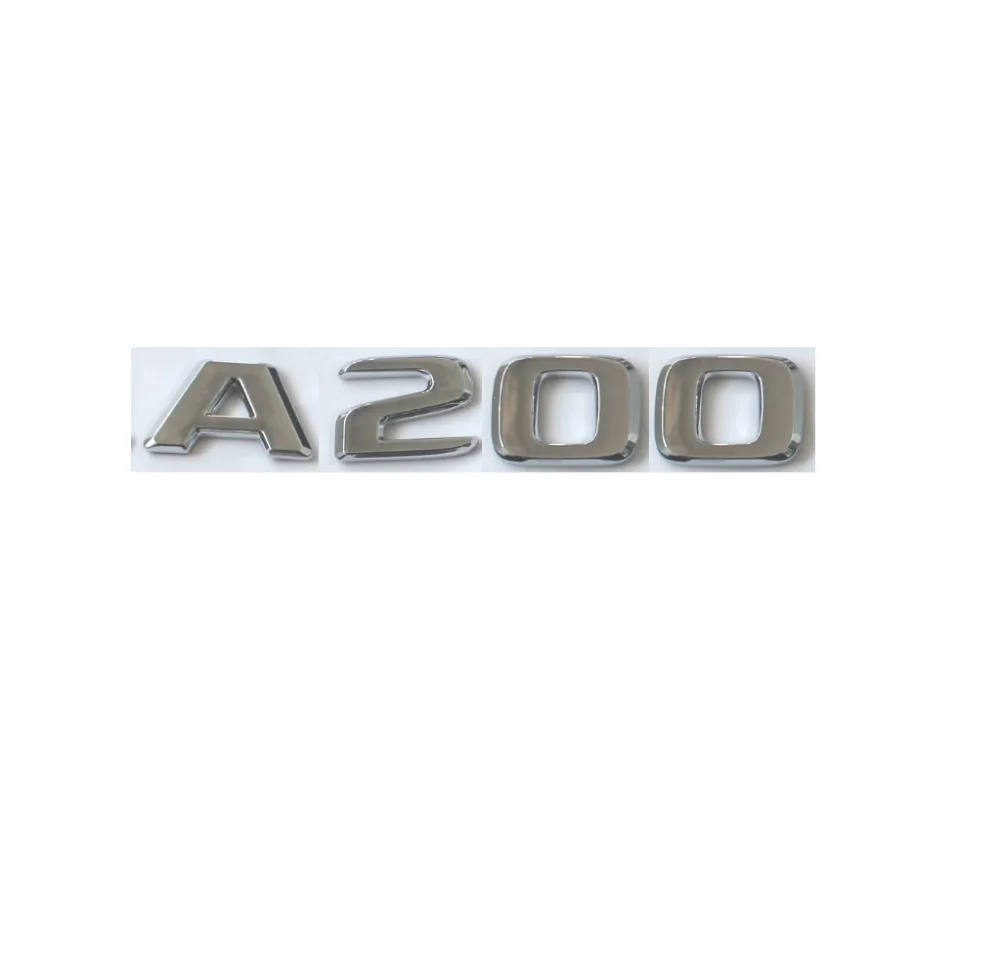 Плоские хромированные буквы заднего багажника из АБС пластика значки эмблема