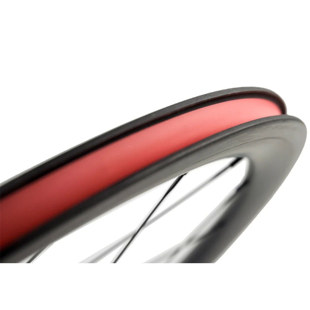 Набор колес для карбонового дорожного велосипеда 38mm Clincher Carbon Wheels 3k Matte Racing