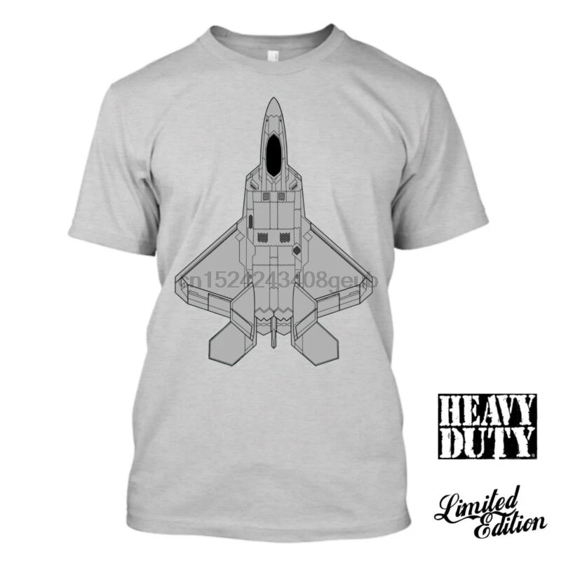 F 22 I love самолет ВВС США забавная футболка футболки | Мужская одежда