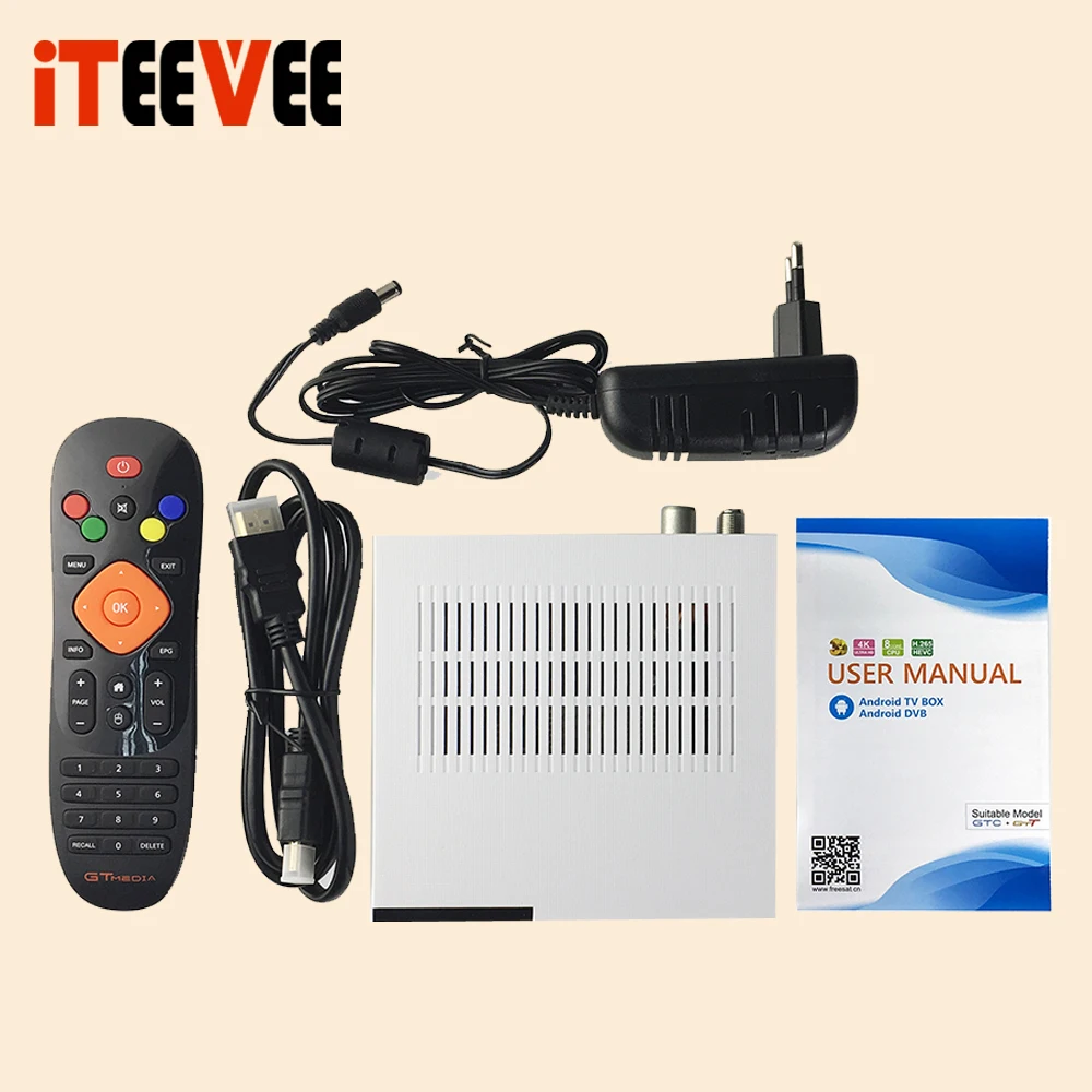 Спутниковый ресивер SAT Freesat GTC 2 шт. DVB-S2 DVB-C DVB-T2 ISDB-T Гб RAM 16 ROM | Электроника