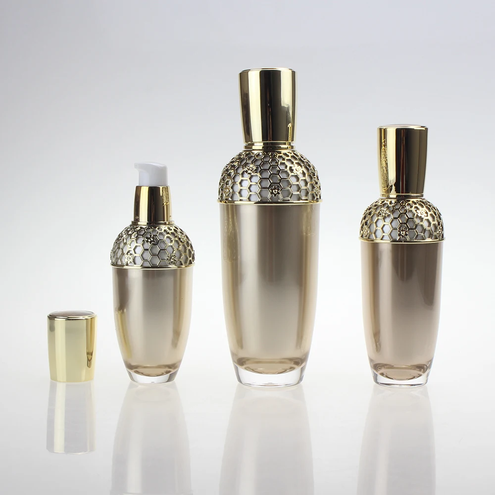 120ml безвоздушный насос бутылка для лосьона золото 4oz макияж Косметическая