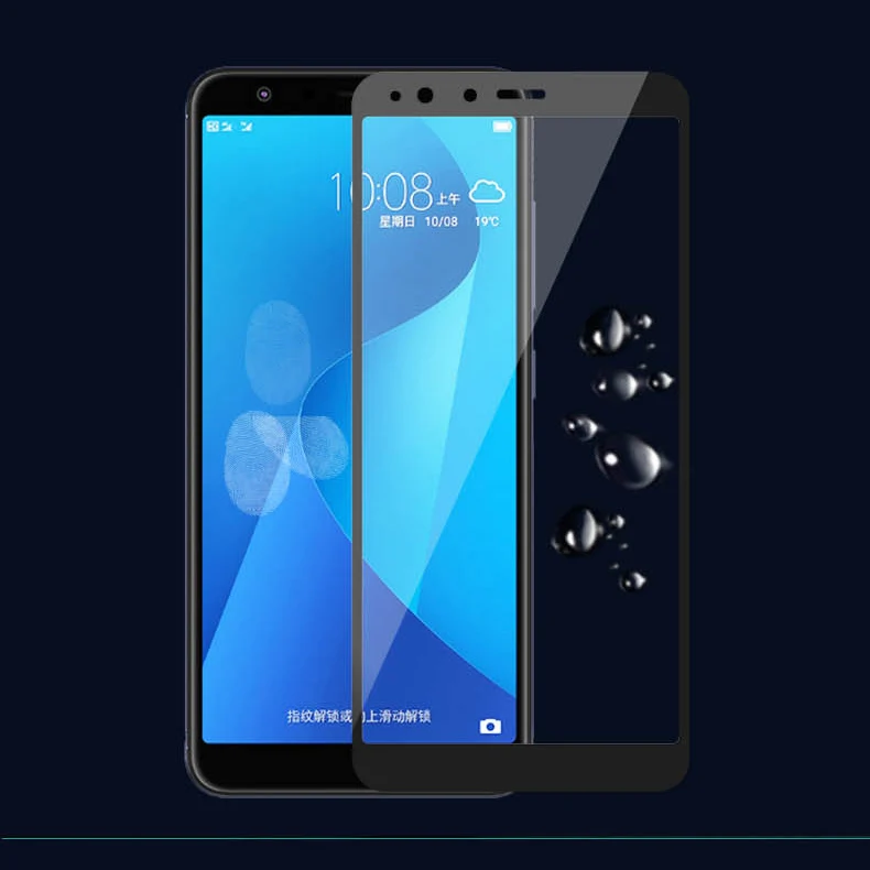 Закаленное стекло с полным покрытием для Asus Zenfone Max Plus ZB570TL 2 шт. защитная пленка
