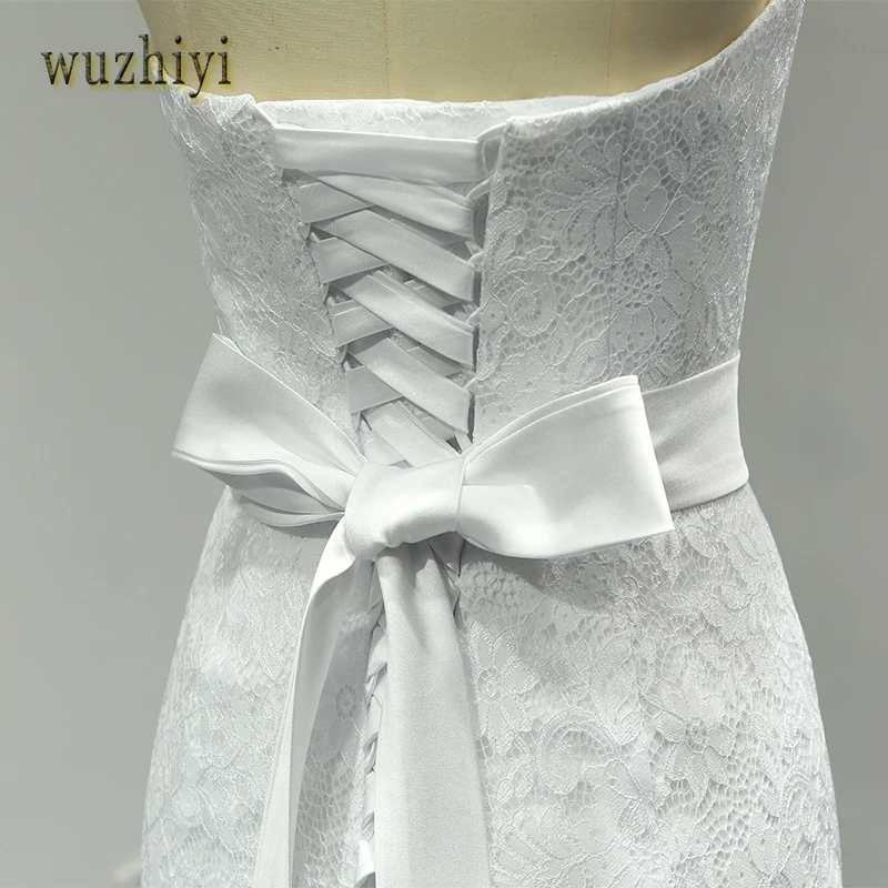 Wuzhiyi 2017 Горячая Распродажа Русалка vestido de noiva заказчик Новое поступление