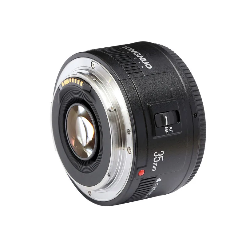 Объектив YONGNUO YN35mm объектив 35 мм F2 AF/MF широкоугольный с фиксированным/Прайм