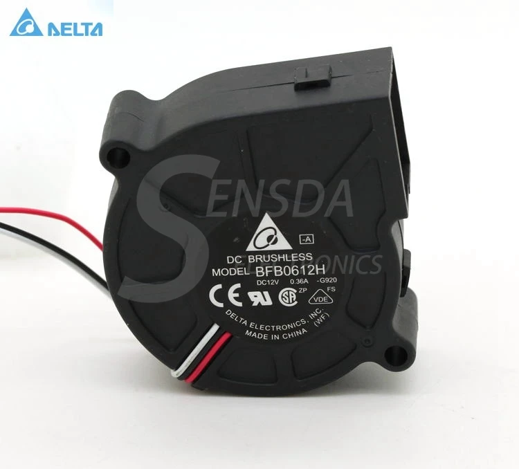 Для delta bfb0612h 6025 60 мм 6 см DC 12 В 0.36a ЦП проектора барабанный вентилятор кулер|blower fan|fan