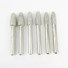 Алмазные насадки DIATOOL для резьбы по дереву, 6 шт.