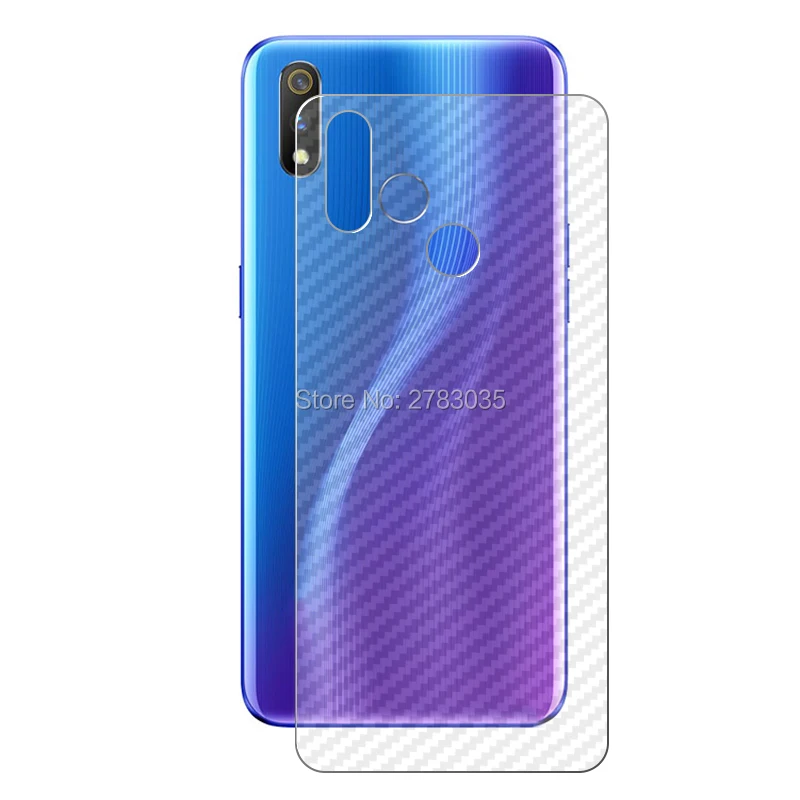 Для OPPO Realme 3 Pro X Lite 1 комплект = мягкая задняя пленка из углеродного волокна +