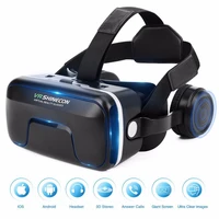 game lovers original vr shinecon headset upgrade version virtual reality glasses 3d vr glasses headset helmets game box game box