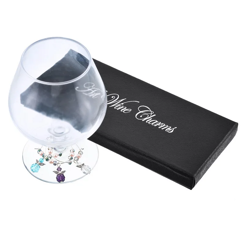 Разноцветные эмалированные Подвески LASPERAL 1 комплект/6 шт. подходят для бокала