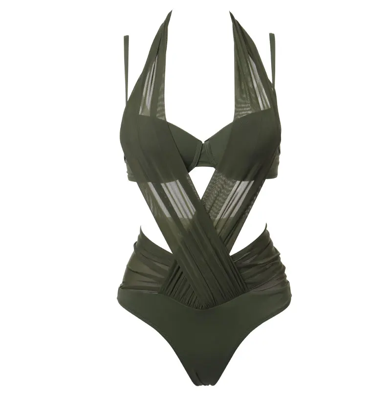 Andzelika bikini женский купальник 3 в 1 с эффектом пуш апп