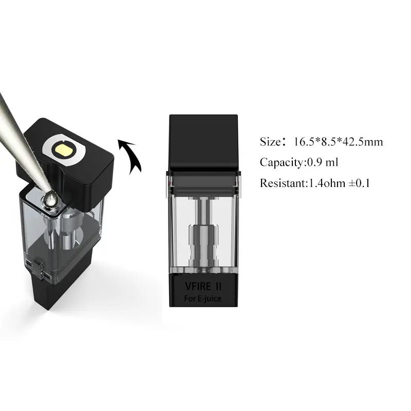 Оригинальный Vape Pen ALD AMAZE Vfire all-in-one 500 мАч комплект испаритель с 3 шт Форсунка
