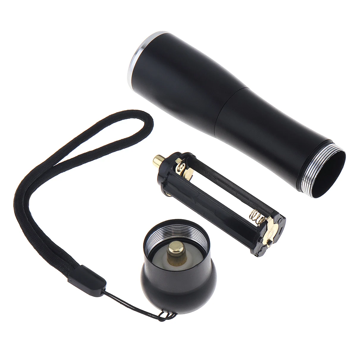 SecurityIng Telescopic Zoom Flashligh1000 Lumens T6 LED Light for Mountaineering /Hiking Manual 3 X AAA /One 18650 Battery | Освещение
