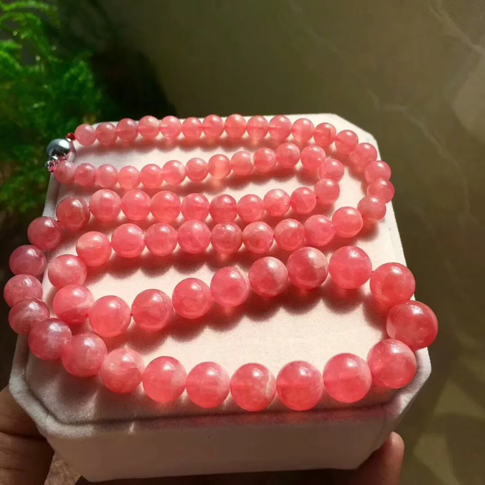 Топ натуральный Королевский лед Роза Rhodochrosite красный драгоценный камень 6-11 мм