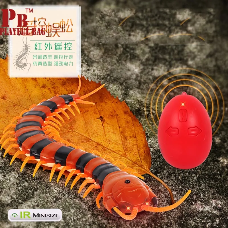 Remote control electric simulation centipede creative novelty tricky toys birthday child friend April Fool's Day gifts | Игрушки и