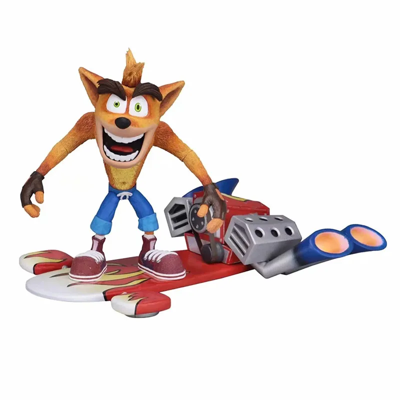 Crash Bandicoot Deluxe Action Figure 1/8 scale окрашенный рисунок с струйной панелью ПВХ фигурка