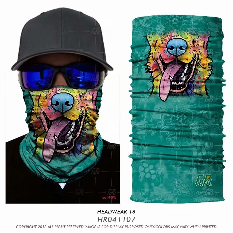 3D Seamless Bandana Mujer Tube Neck Warmer Animal Image Fishing Mask Sport Cache Cou Magic Cycling Balaclava Face Shield Braga | Спорт и