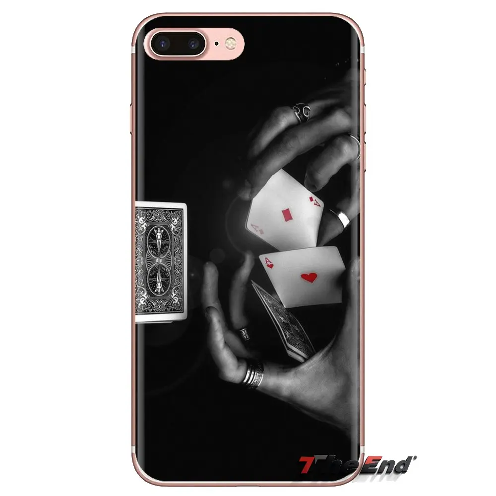 Мягкие прозрачные чехлы для LG Spirit Motorola Moto X4 E4 E5 G5 G5S G6 Z Z2 Z3 G2 G3 C Play Plus Mini Poker Game Pair Kings |
