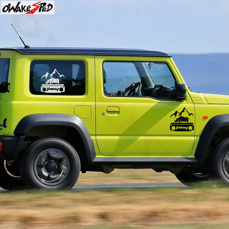 Для Suzuki Jimny персонализированные текстовые наклейки для автомобиля горная
