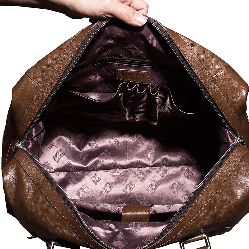 Pabojoe Duffle Bags 100% Italian Genuine Cowhide Leather Big Capacity Mens Business Travel Holder Luggage | Багаж и сумки