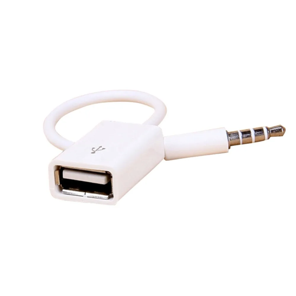 3,5 AUX аудио разъем к USB 2,0 конвертер USB кабели AUX шнур для автомобиля MP3 динамик U диск USB флэш-накопитель аксессуары