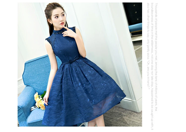 Vestidos beauty Emily, милое кружевное вечернее платье, для невесты, банкета, Элегантные аппликации, бисероплетение, без рукавов, Короткие вечерние платья
